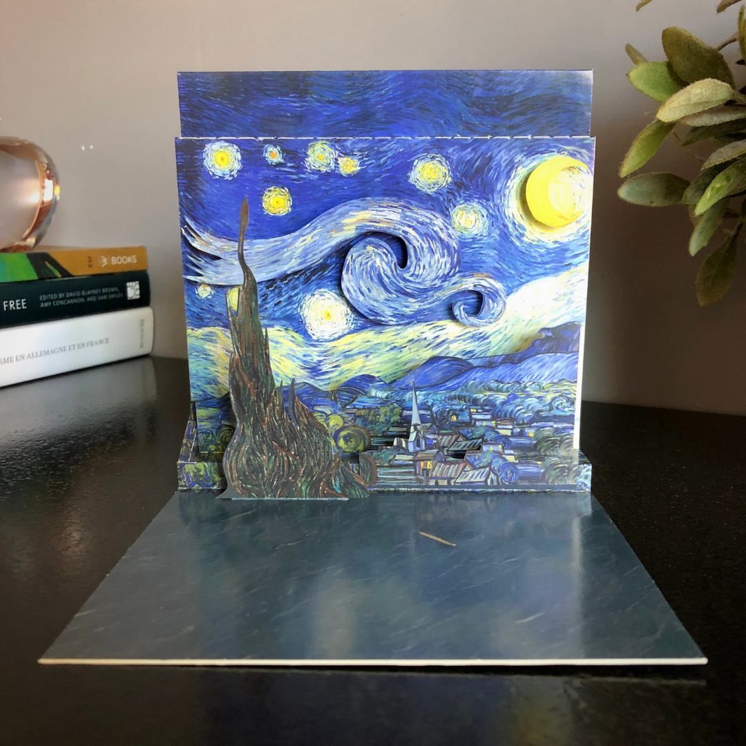 Starry Night - Van Gogh - Pop-Up Card