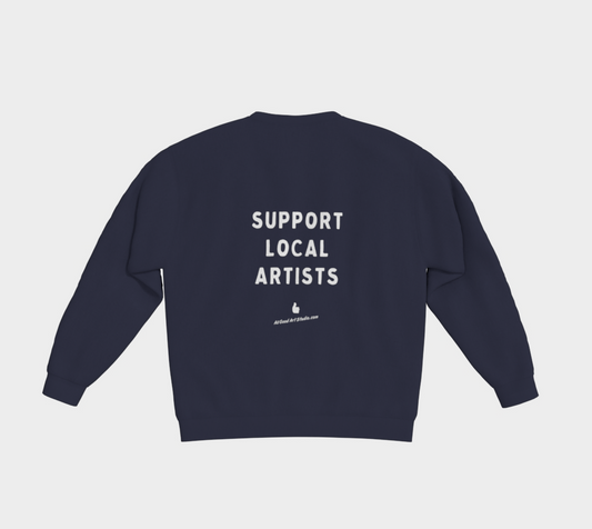 Classic Crewneck Pura Vida / Support Local Artists Sweatshirt