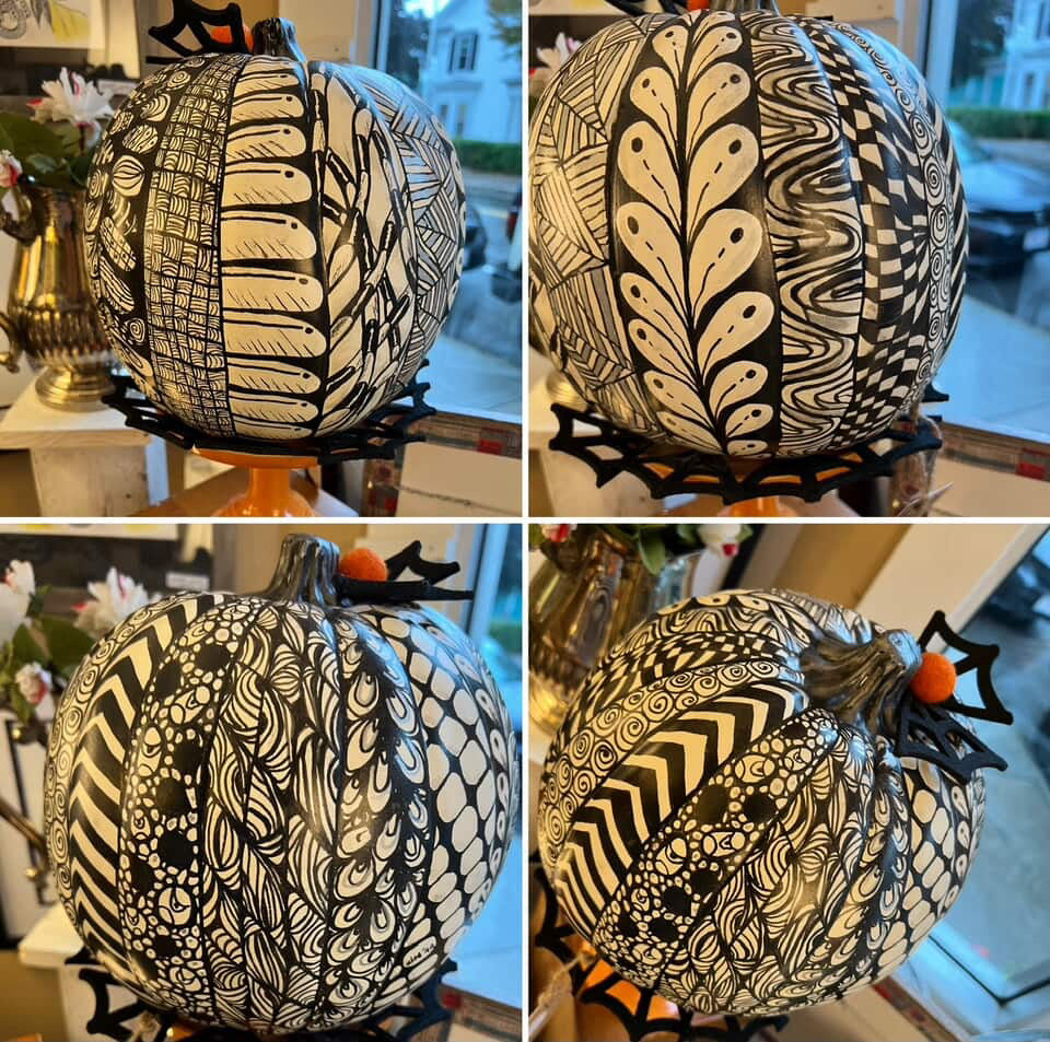 Pumpkin ZenDoodle and Donuts with Sue
