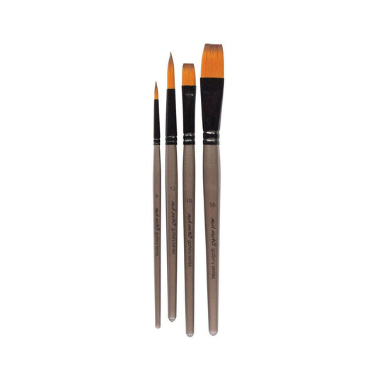 Gallery Series Brush Set Acrylic 4pc