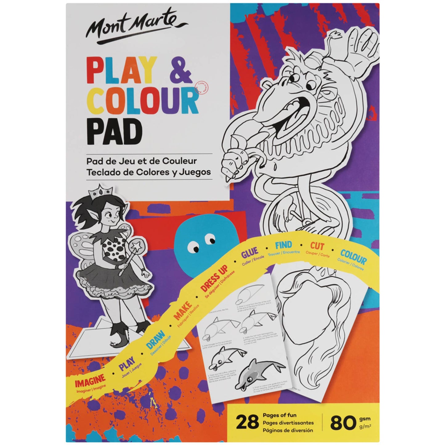 Color and Play Pad A4 80gsm 28 sheets