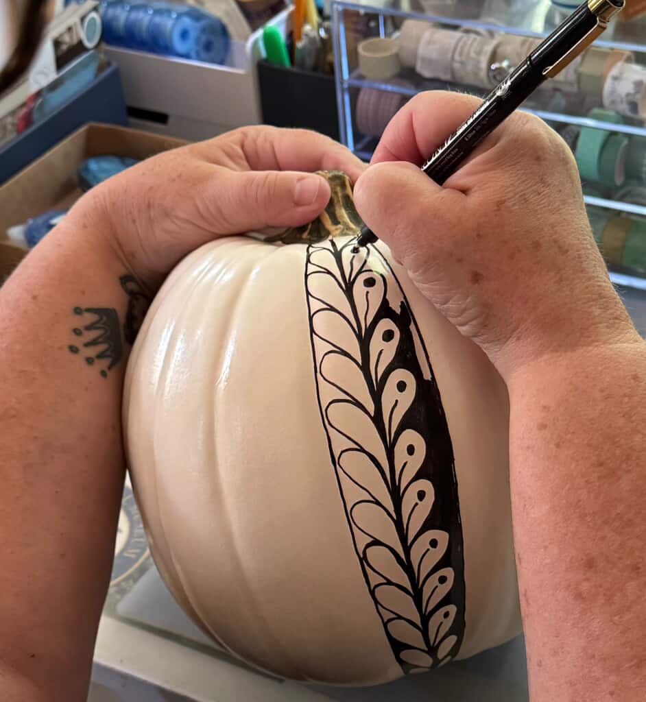Pumpkin ZenDoodle and Donuts with Sue