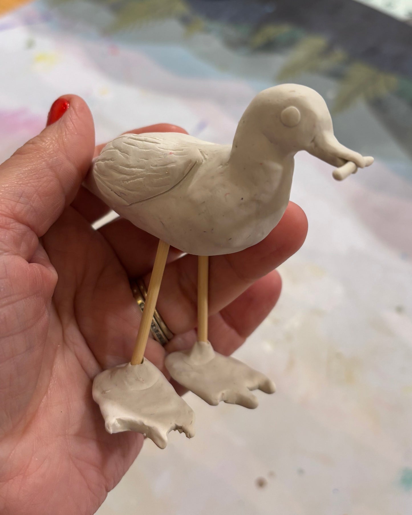 Clay Seagull - Make Your Own