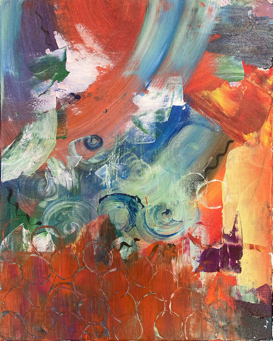 Abstract Art Paint Party