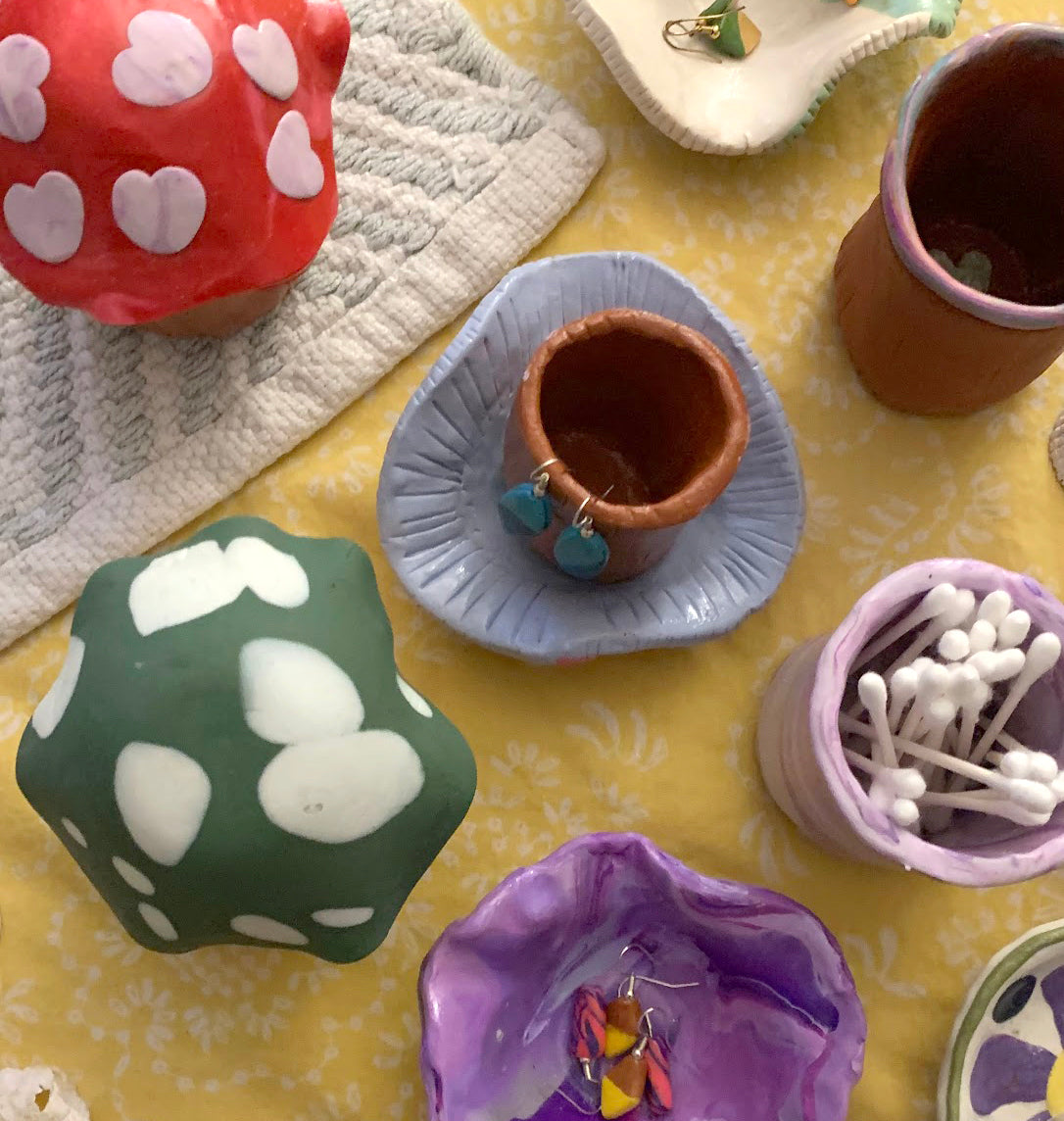 Clay Mushroom Jar & Bowl Workshop
