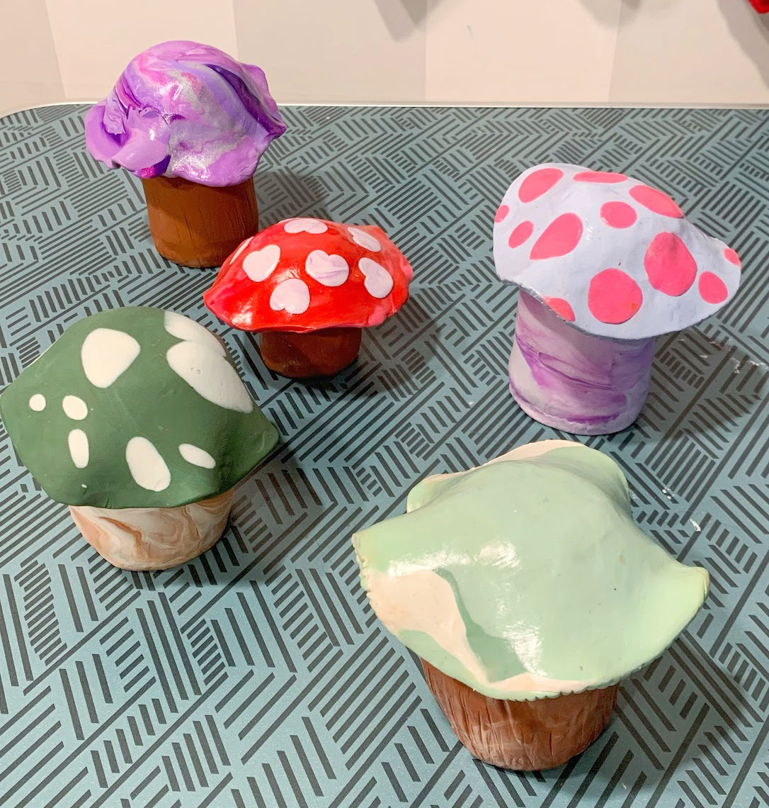 Clay Mushroom Jar & Bowl Workshop