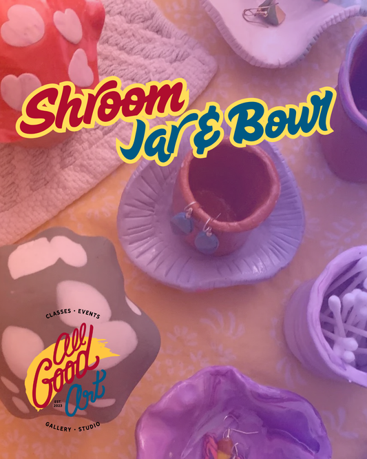 Clay Mushroom Jar & Bowl Workshop