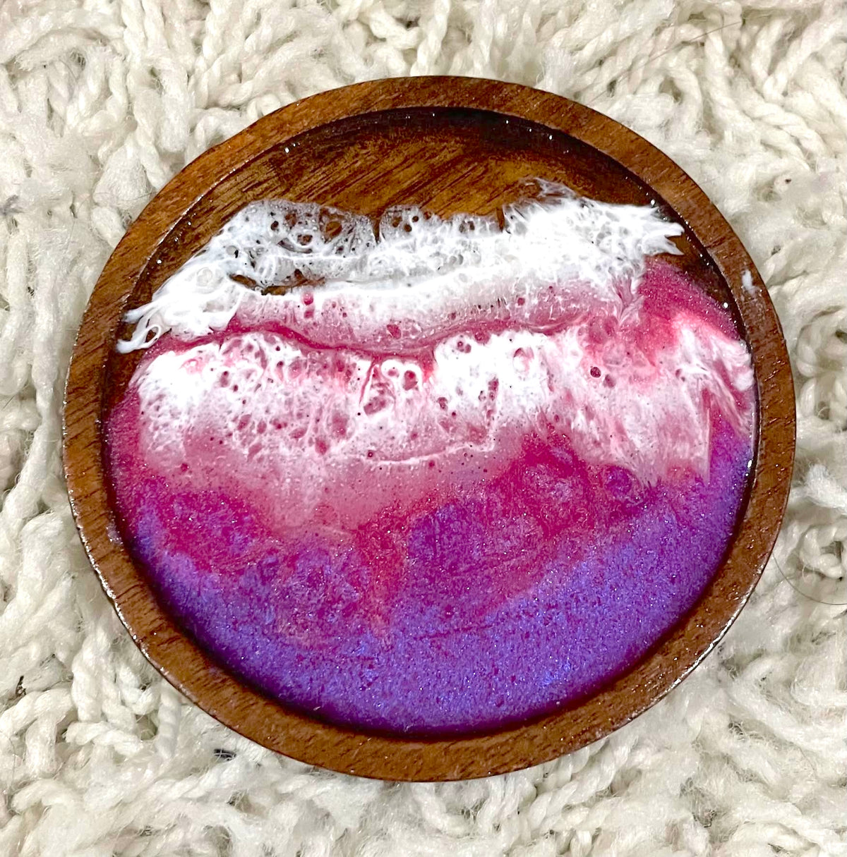 Resin Coasters with Hannah