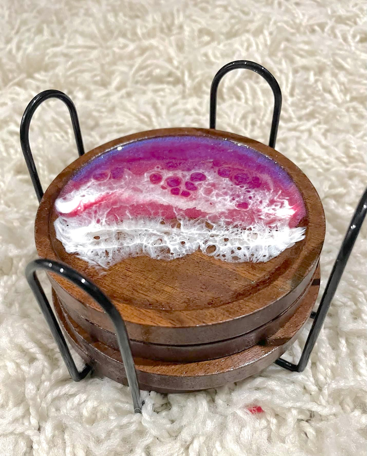 Resin Coasters with Hannah