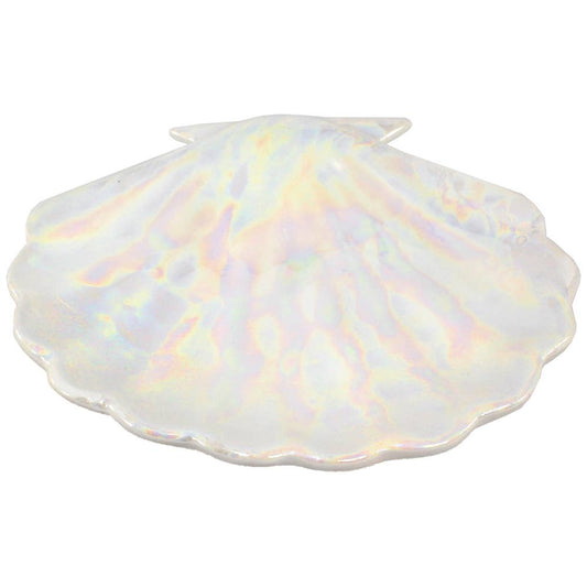 Pearla Shell Tray White Iridescent - CBG113