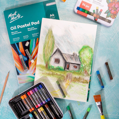 Oil Pastel Pad 200gsm A4 20 Sheets