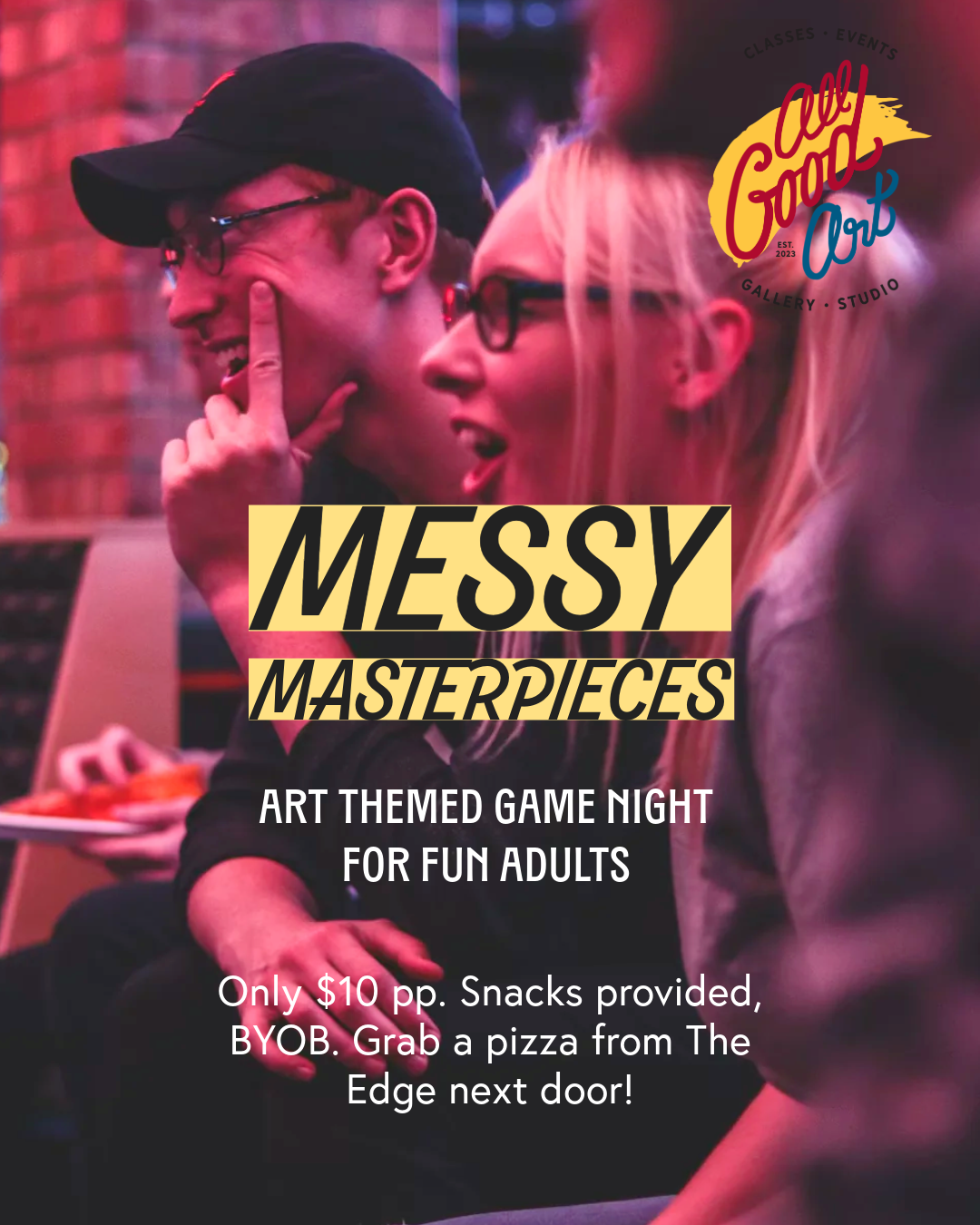 Messy Masterpiece Adult Game Night