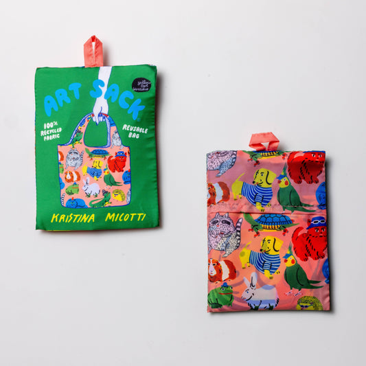 Cool Critters Art Sack® by Kristina Micotti | Reusable Tote