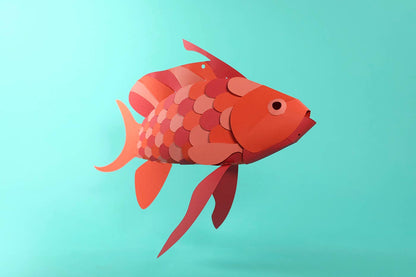 Swallow Sea Perch - Fish 3D Paper Figure by Plego
