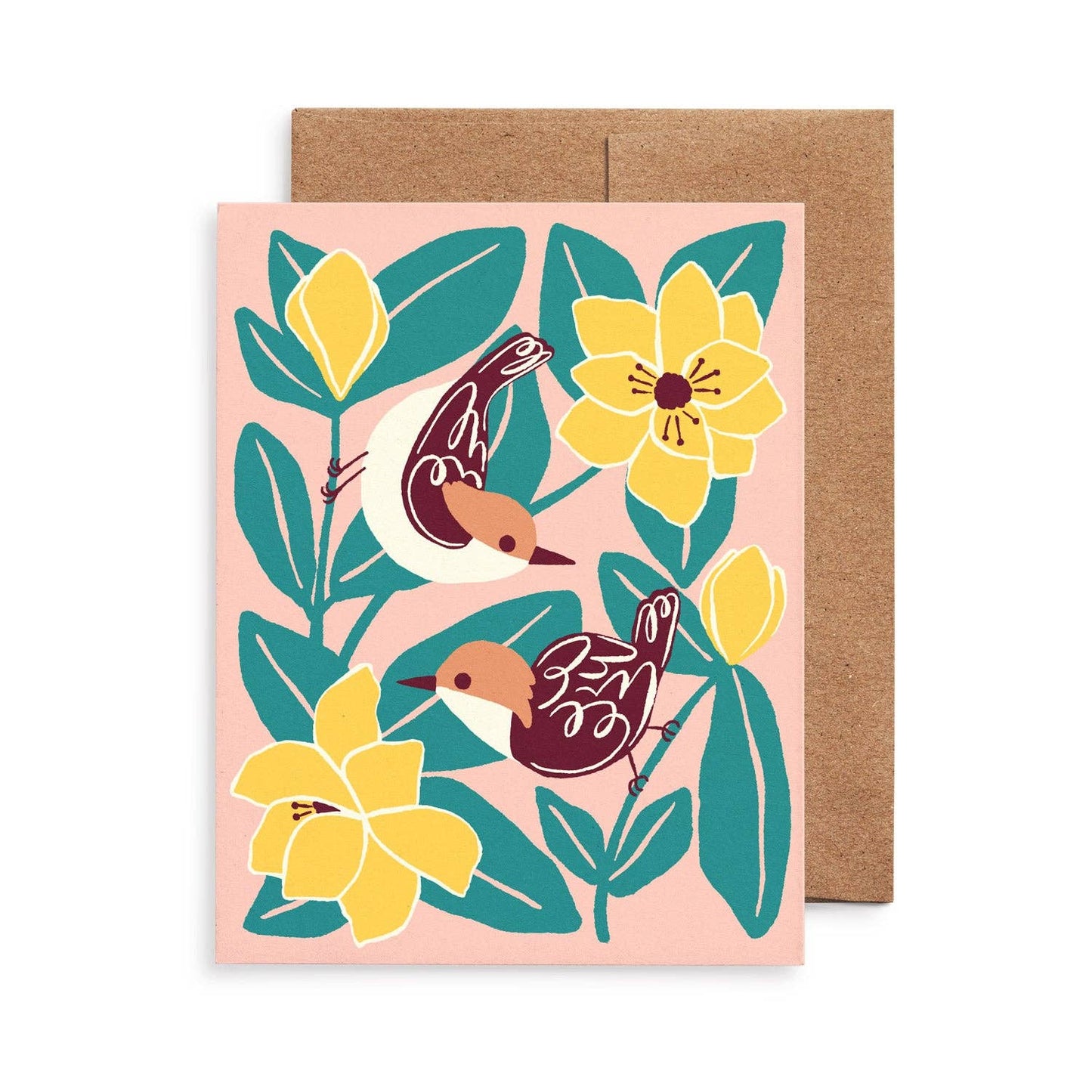 Birds & Botanicals Cards, Box of 8 Assorted