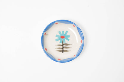 Small Flower Trinket Tray-Trinket Dish-Ceramic Tasting Bowl