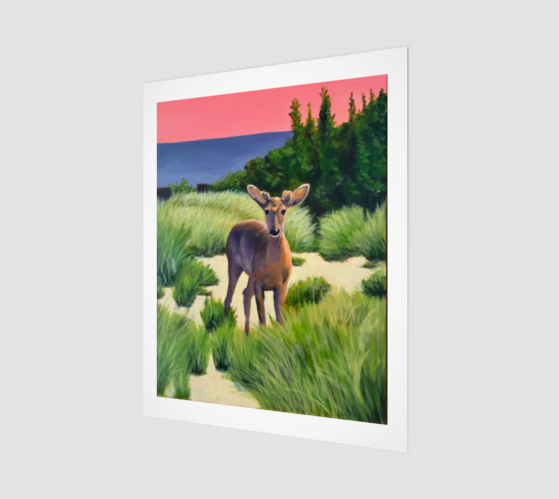 Pink Sky In Morning Fine Art Print