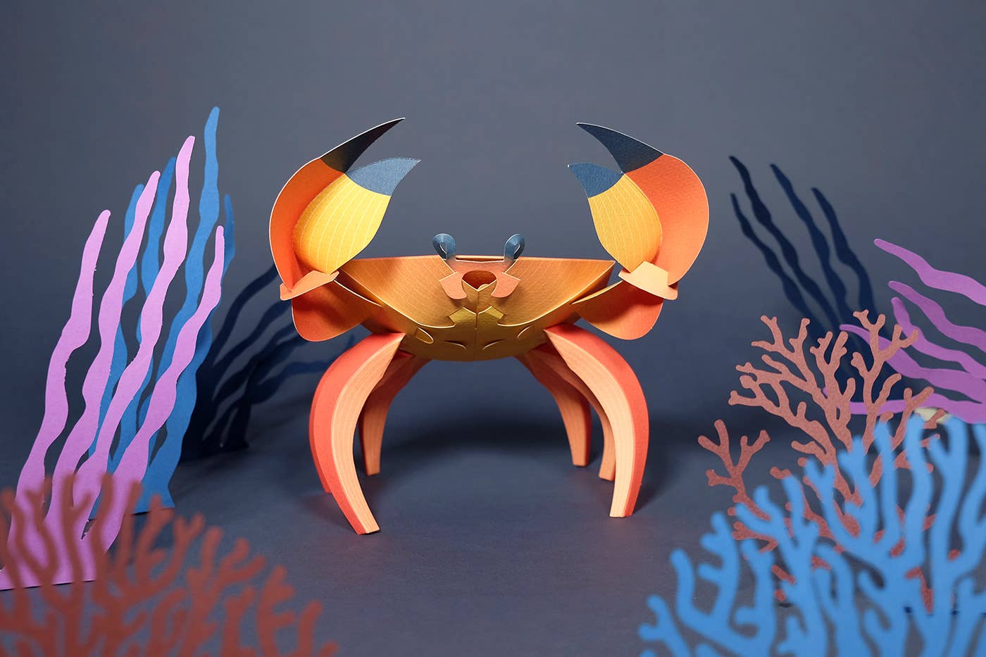Crab - 3D Paper Figure by Plego
