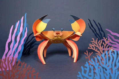 Crab - 3D Paper Figure by Plego