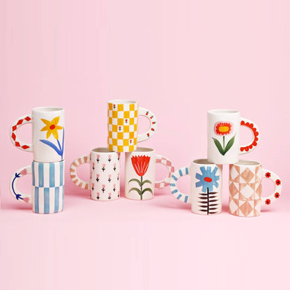 Ceramic Coffee Mug-Handmade Coffee Cups-Tea Drinking Cups