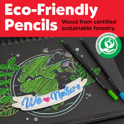 Super Soft Black Edition Colored Pencils, Box of 12