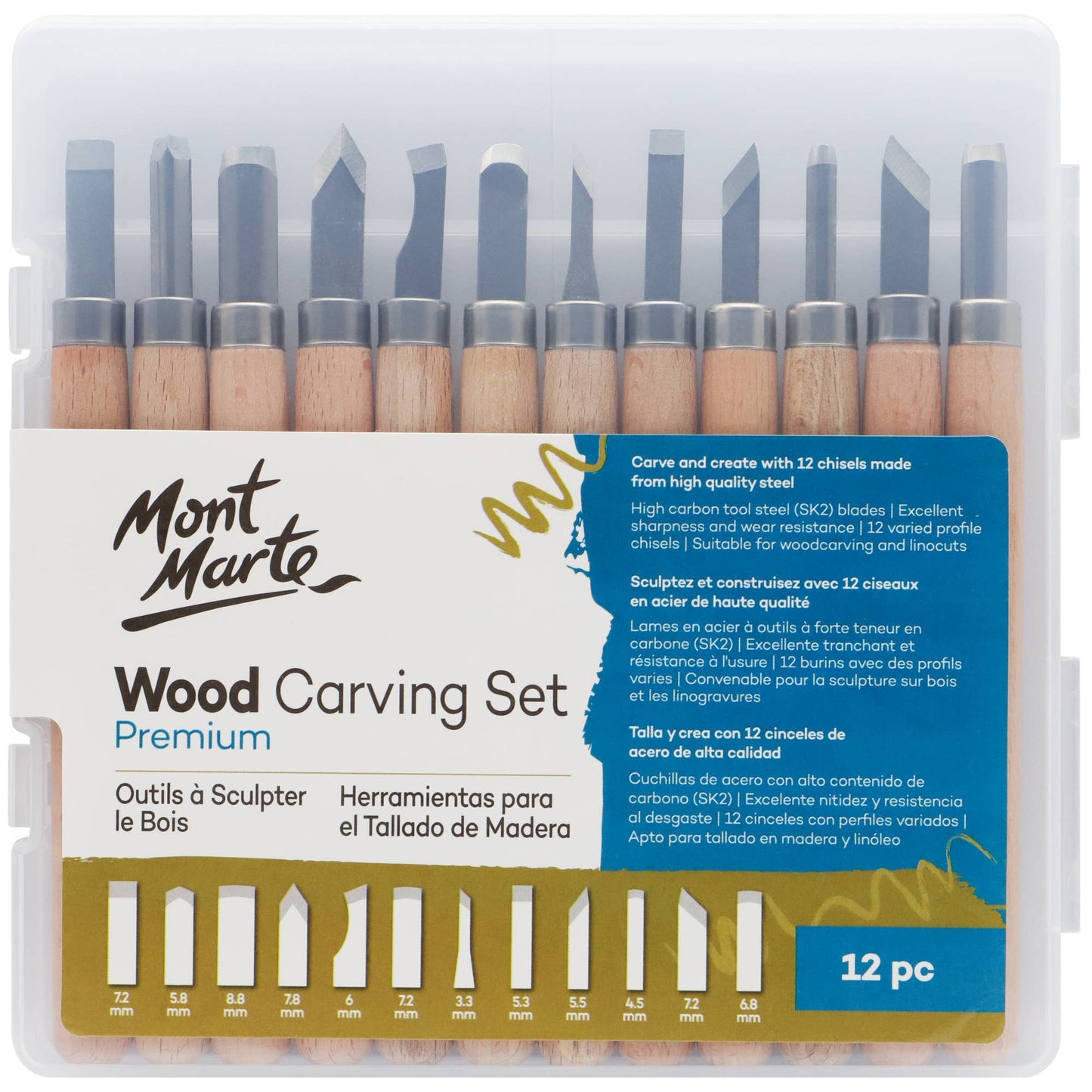 Wood Carving Set 12pc