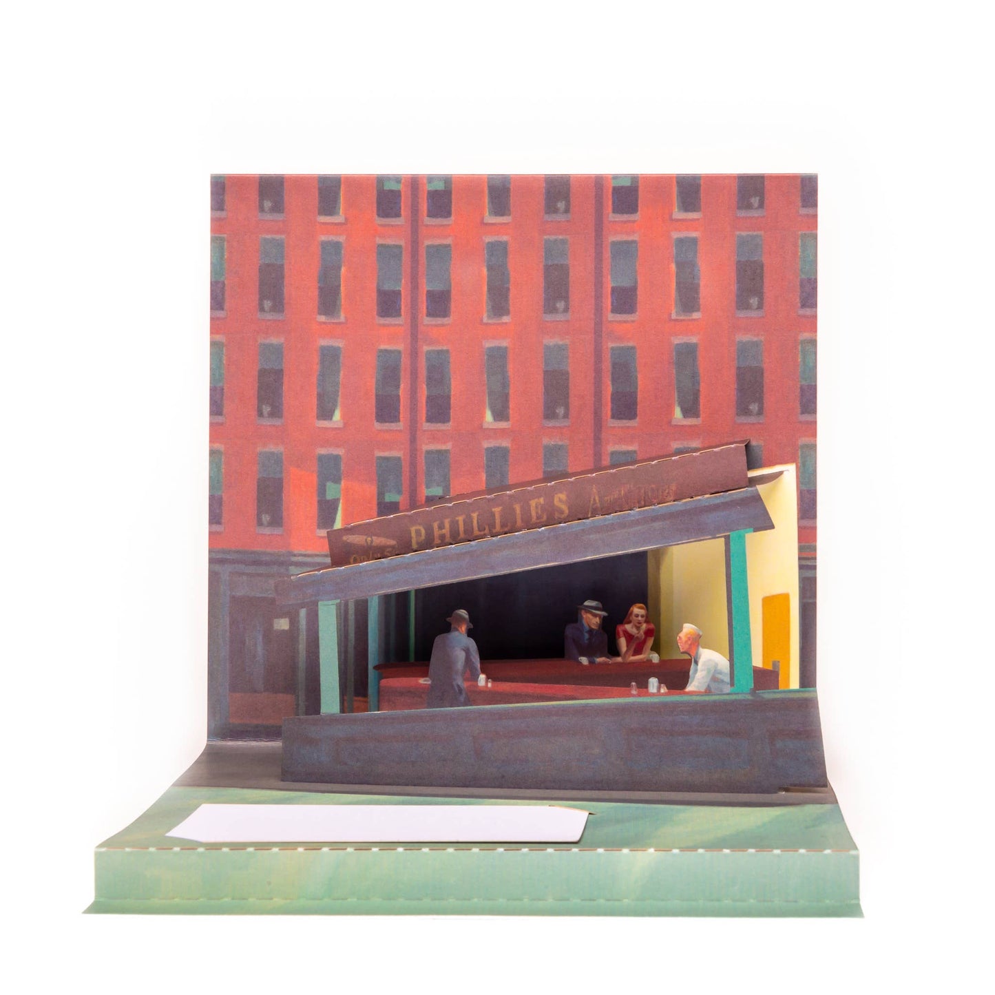 Nighthawks - Hopper - Pop-up Card