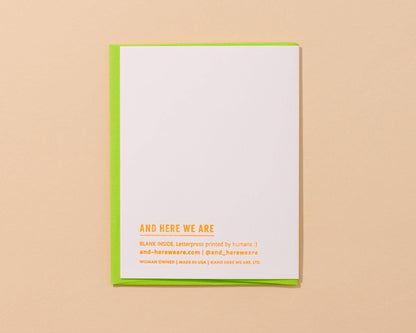 Letterpress Father's Day Card—Cool Dad (Penguins, From Kid)