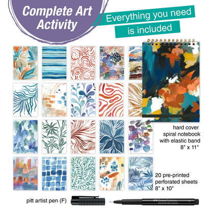 Reverse Coloring and Doodling Book