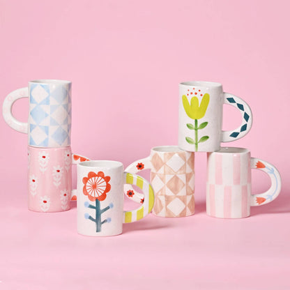 Ceramic Coffee Mug-Handmade Coffee Cups-Tea Drinking Cups