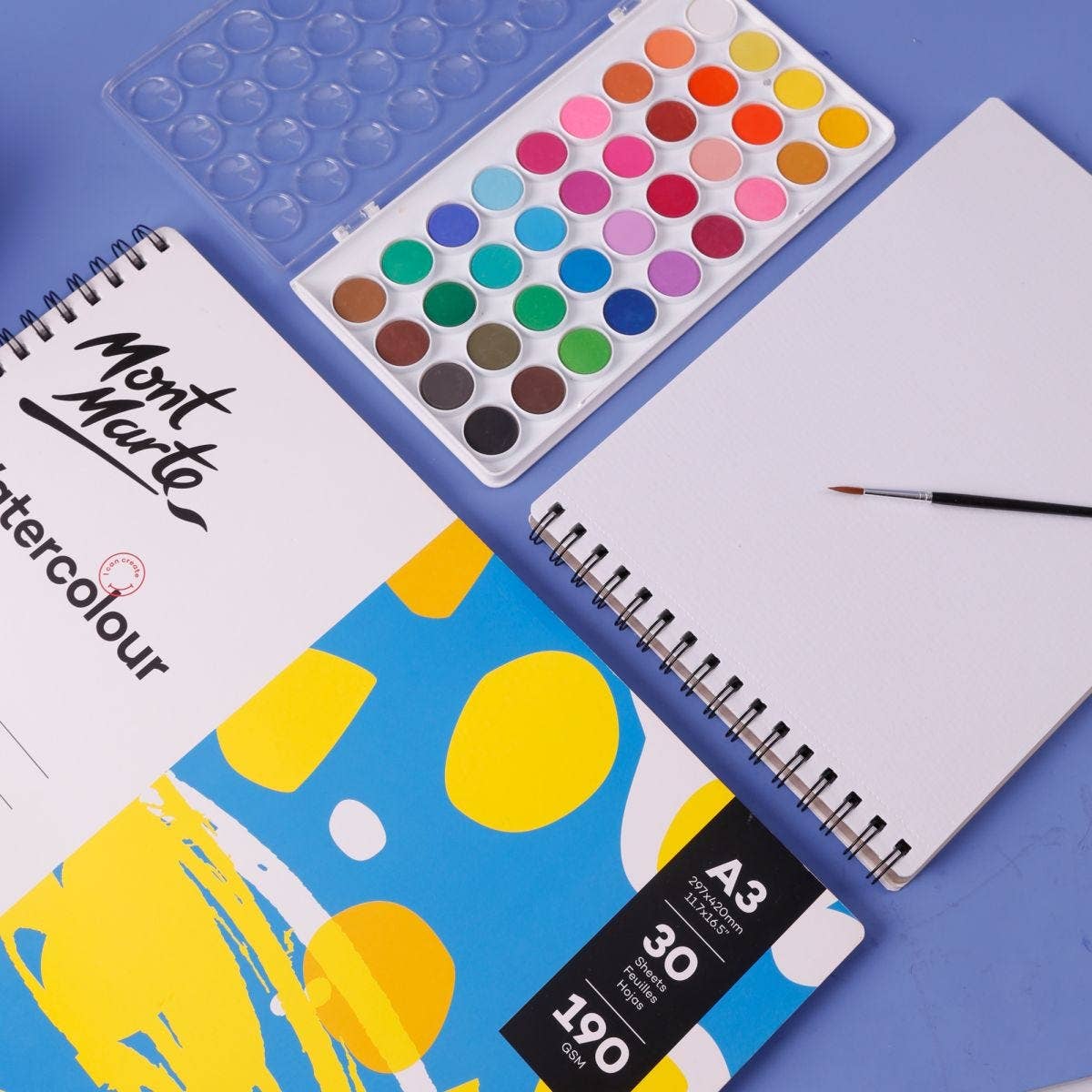 Watercolor Book Discovery A5 (5.8 x 8.3in) 30 Sheets 190gsm