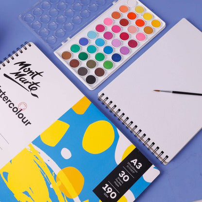 Watercolor Book Discovery A5 (5.8 x 8.3in) 30 Sheets 190gsm