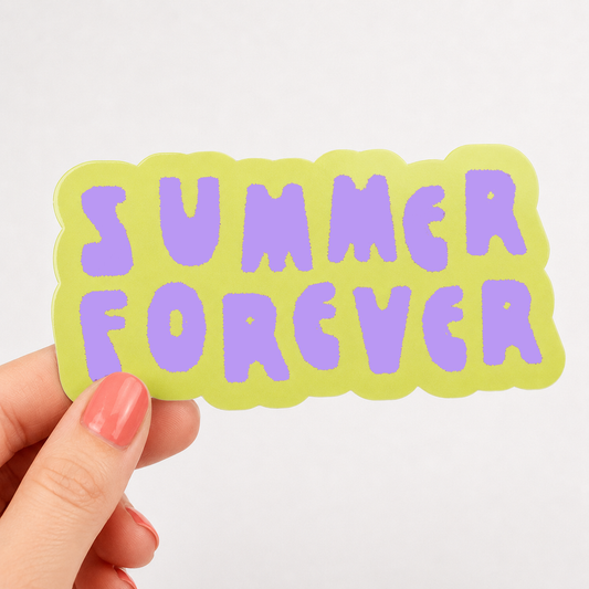 Summer Forever Sticker | Beach Sticker | Coastal sticker