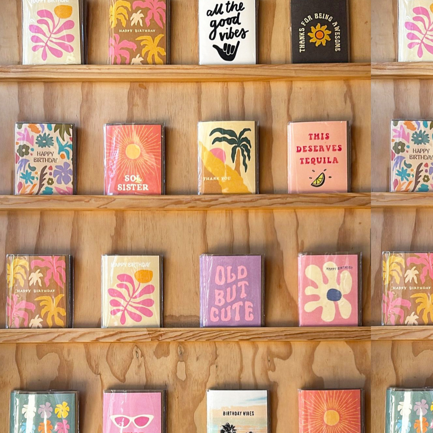 All The Good Vibes Card | Shaka Card | Surf Aesthetic | Fall