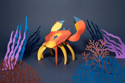 Crab - 3D Paper Figure by Plego