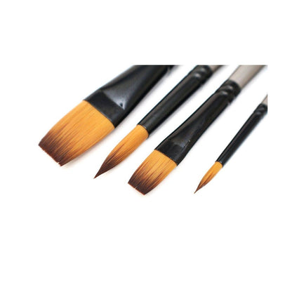 Gallery Series Brush Set Acrylic 4pc