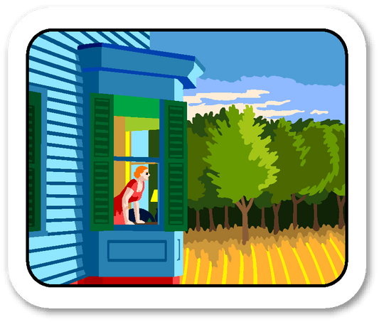 Sticker - Cape Cod Morning - Hopper