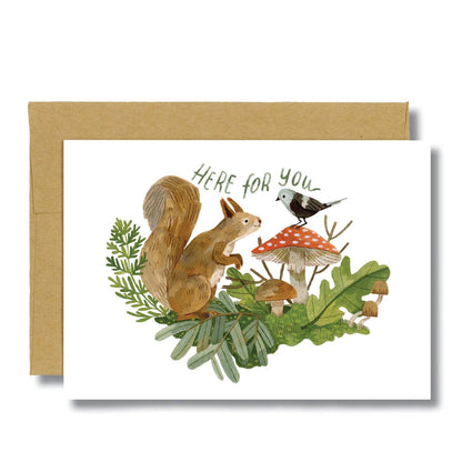 Forage Squirrel Card