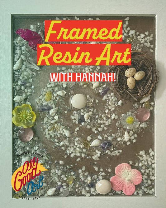 Framed Resin Art With Hannah