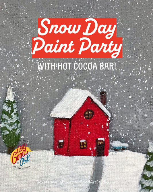 Snow Day Paint Party