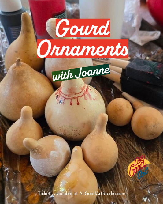 Gourd Ornaments with Joanne