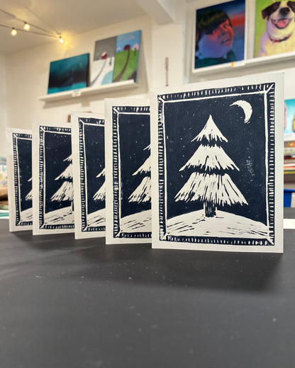 Block Printing Holiday Card Workshop