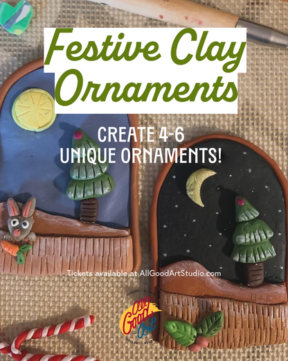 Clay Ornament Set & Hot Cocoa Party