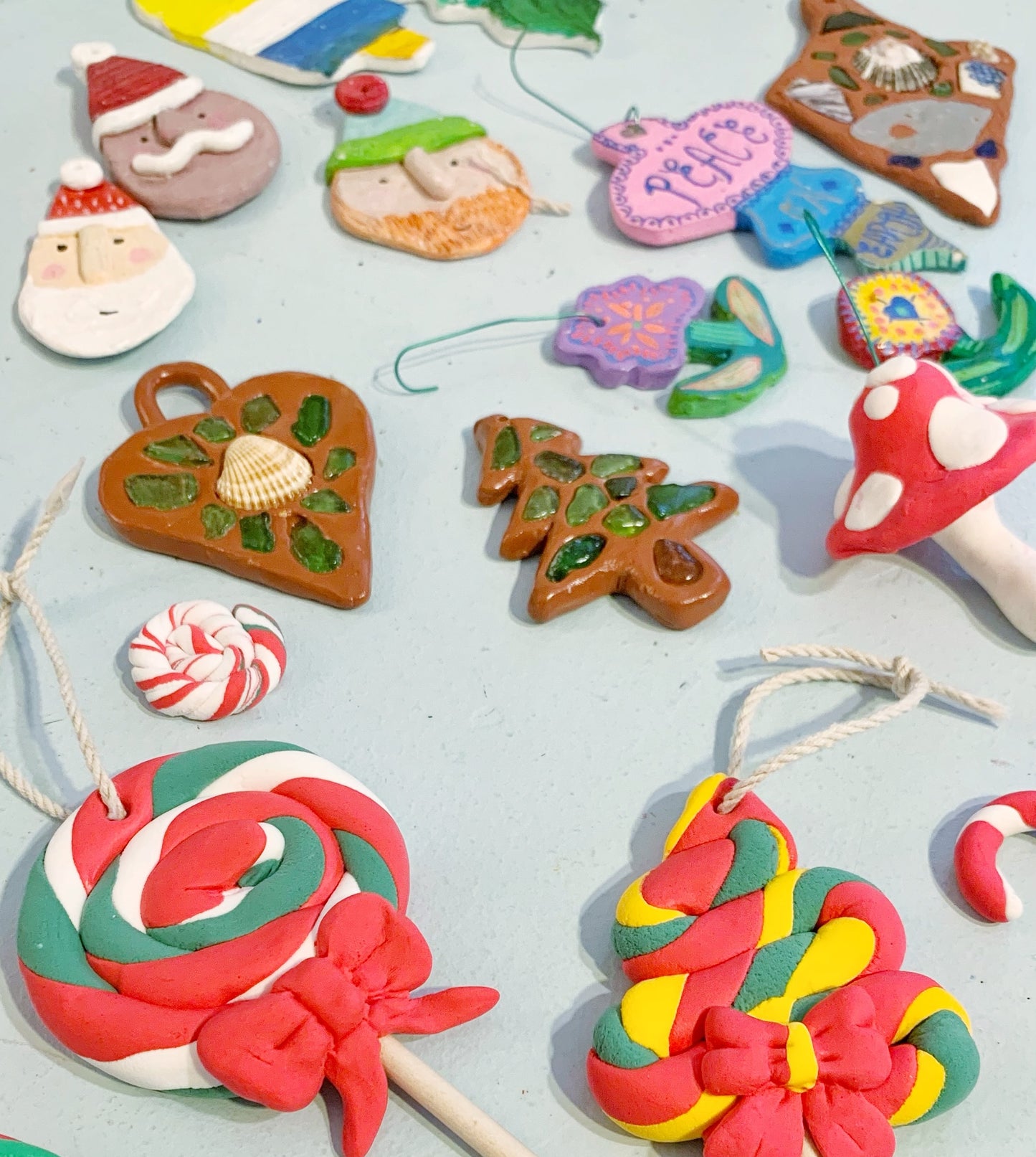 Clay Ornament Set