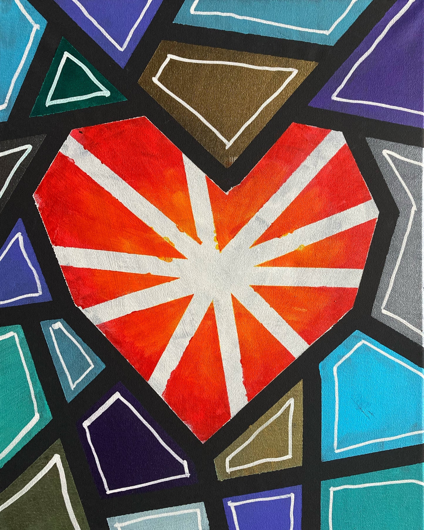 Abstract Art Paint Party