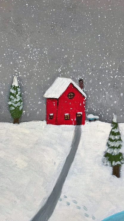 Snow Day Paint Party