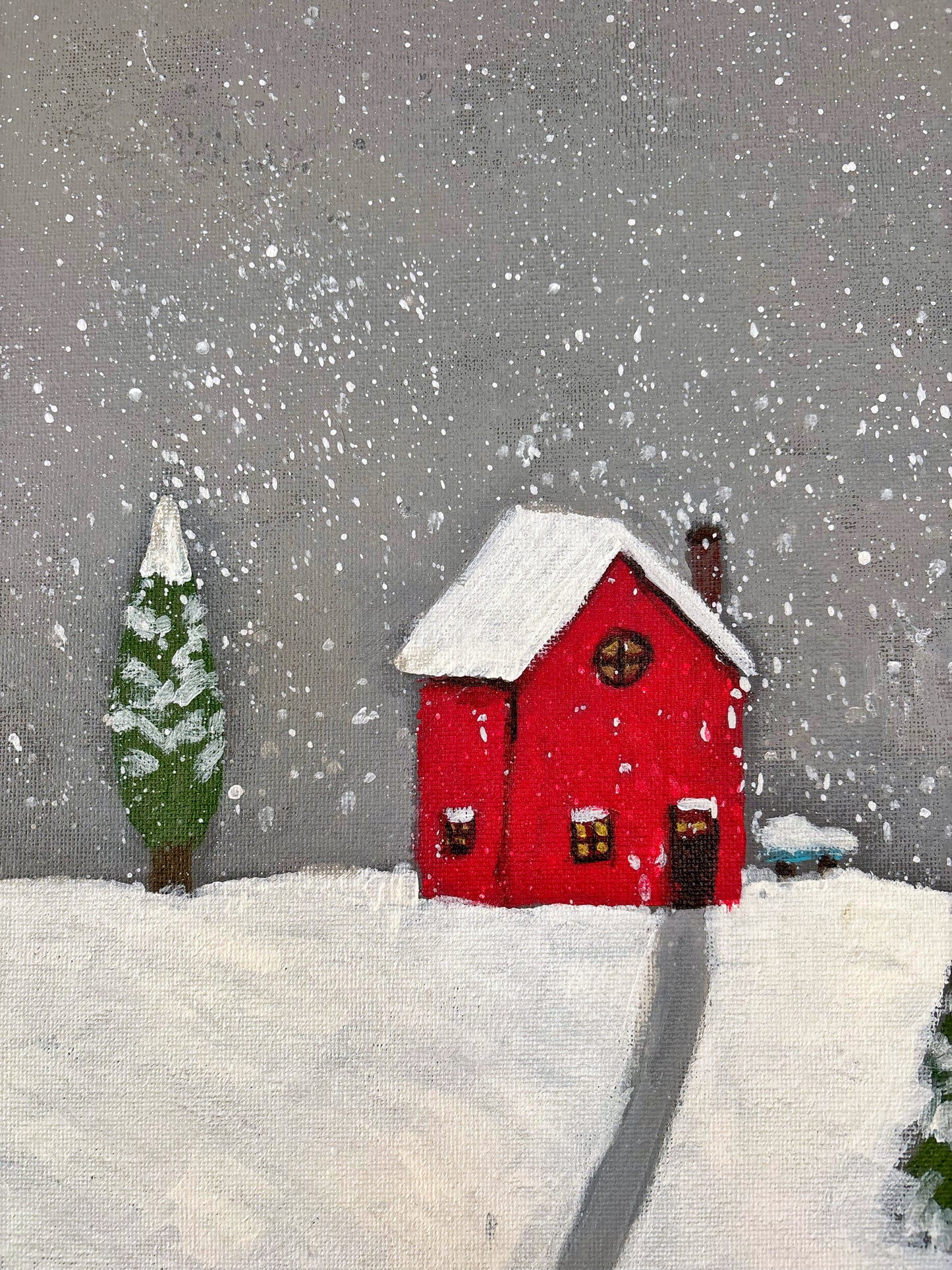 Snow Day Paint Party