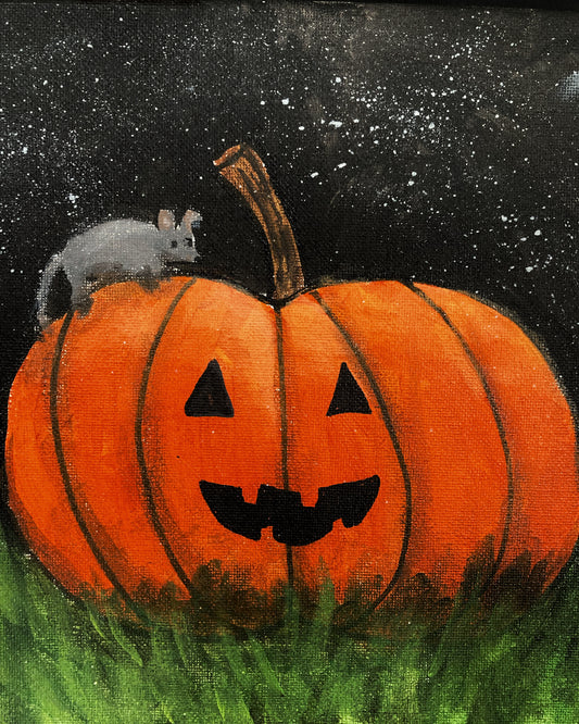 Spooky Pumpkin Paint Party
