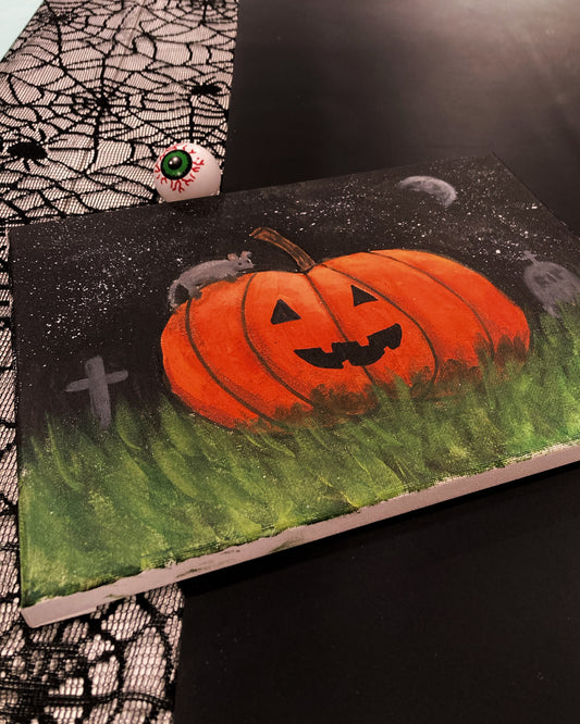Spooky Pumpkin Paint Party