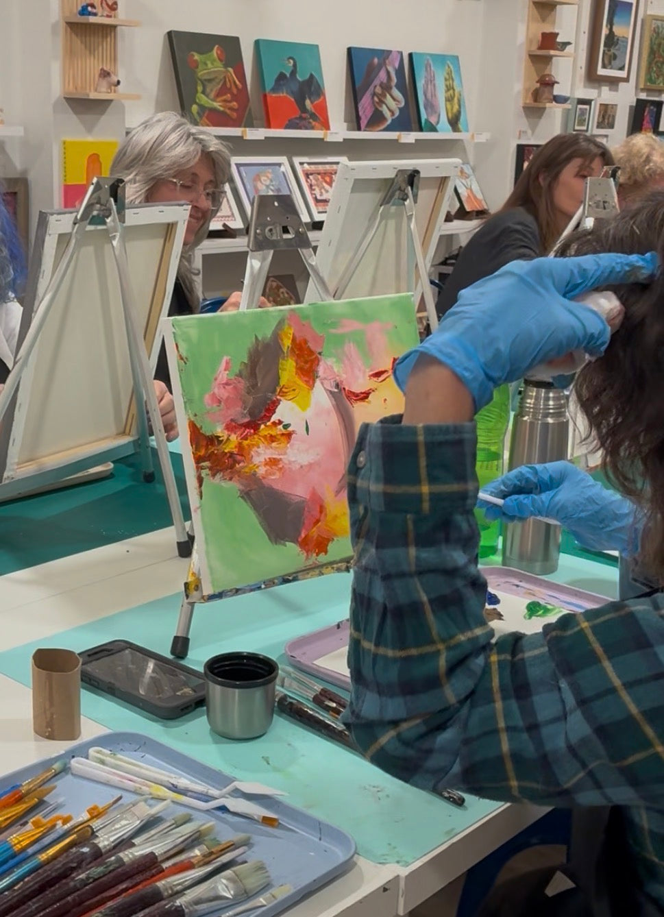 Abstract Paint Party
